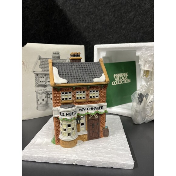 Dept  56 “GEO Weeton Watchmaker” Heritage Dickens Village Series #5926-9 W/ Box‎ - Picture 2 of 10